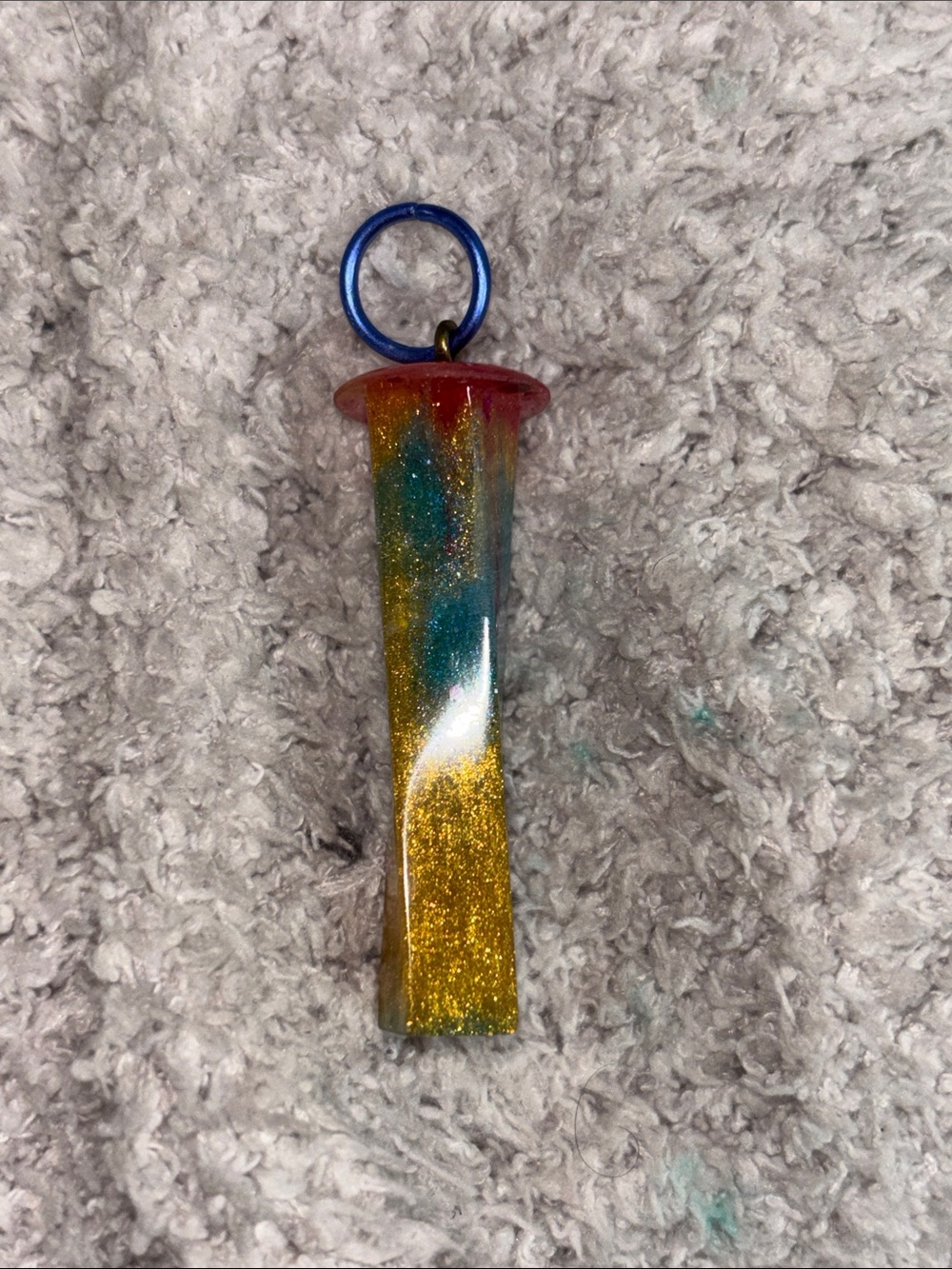 Colorful Glitter pendant (handmade)